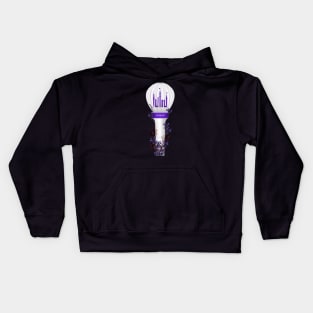 G-Idle Floral Lightstick kpop Kids Hoodie